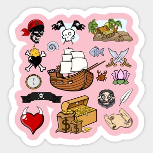 pirates life Sticker